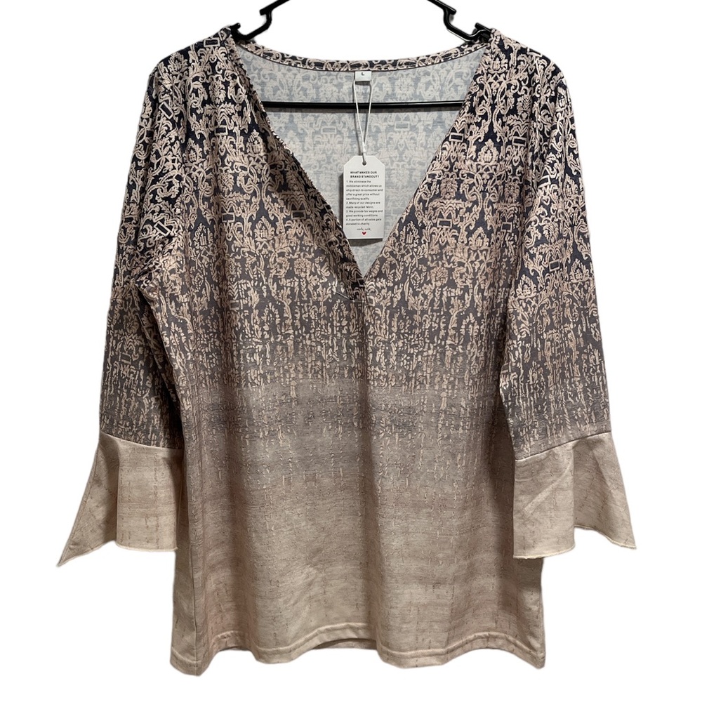 NWT Made with Love Long Sleeve Top